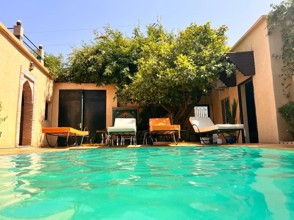 Riad Rime Garden Marrakech Lagouassem Екстер'єр фото